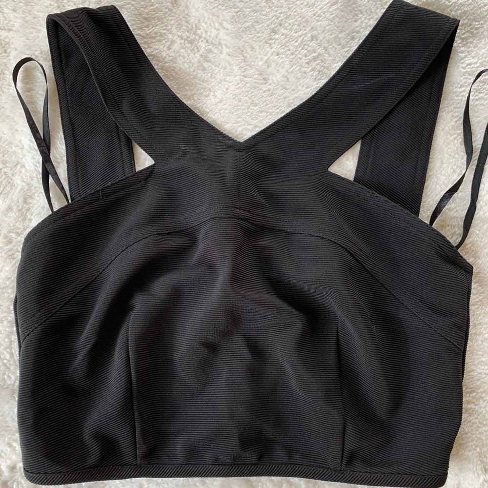 Black Crop Top